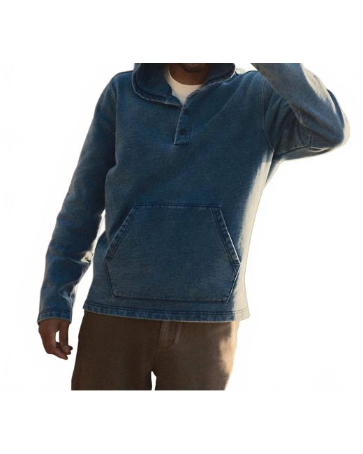 Taylor Stitch Blue The Baja Pullover for men