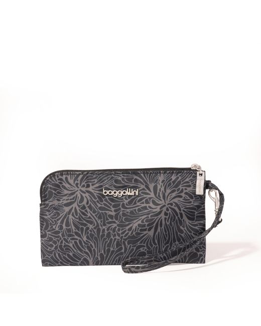 Baggallini Pink Rfid Wristlet Wallet