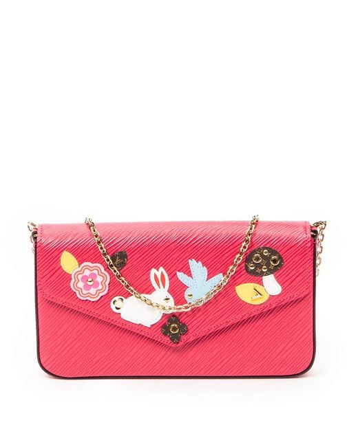 Louis Vuitton Ltd. Ed. Easter Bunny Felicie Pochette in Pink