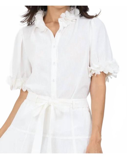 Stellah White Emma Top