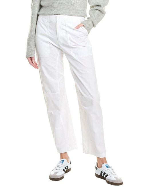 Rag & Bone White Leyton Pant