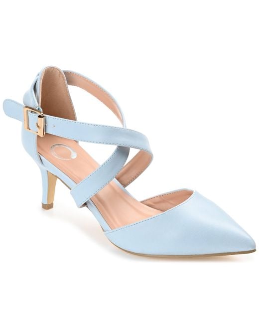 Journee Collection Blue Collection Riva Pump