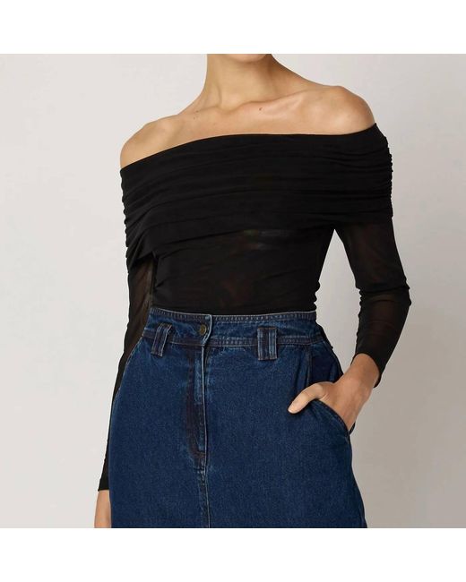 Cleobella Black Penelope Top