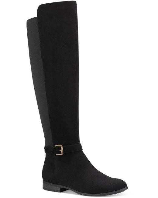 Style & Co. Black Kimmball Wide Calf Tall Knee-high Boots