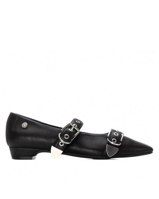 Xti Black Pointed Toe 144266 Shoes