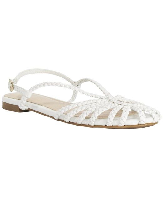 Dune White Hoopla Sandal
