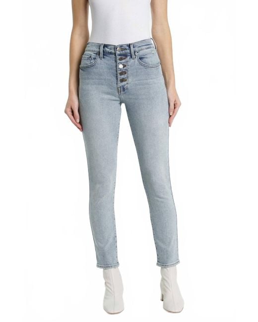Pistola Blue Cara High Rise Vintage Skinny Jeans