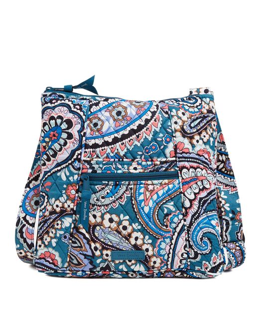 Vera Bradley Cotton Hipster Crossbody Bag in Blue Lyst