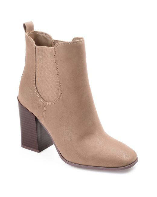 Journee Collection Brown Tru Comfort Foam Maxxie Bootie