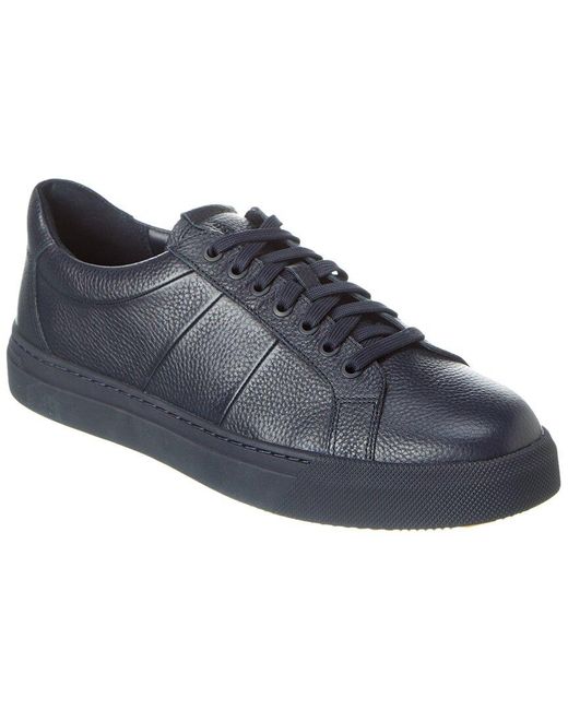 Vince Larsen Leather Sneaker in Blue for Men | Lyst