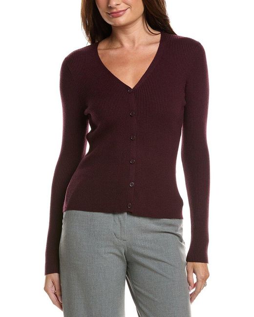 Max Studio Purple Cardigan