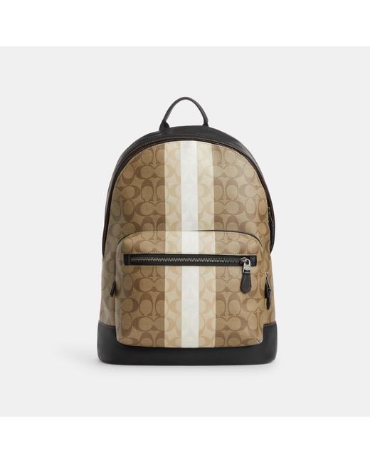 COACH Natural West Backpack