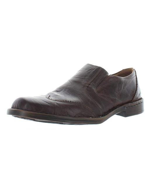 Josef Seibel Douglas Leather Wing Tip Loafers in Brown for Men | Lyst