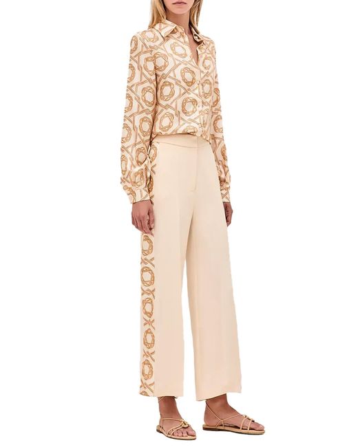 Alexis Natural Maraville Long Sleeve Button Down Top