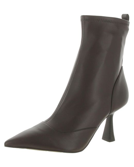 MICHAEL Michael Kors Gray Faux Leather Dressy Ankle Boots