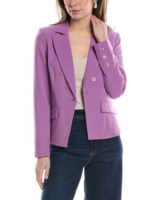 Nanette Lepore Purple Blazer