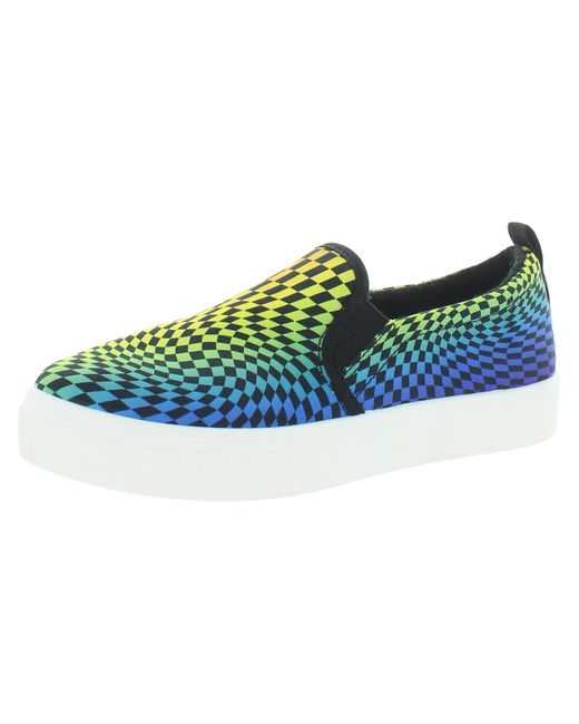 Skechers Green Poppy-psychedelic Steps Rainbow Lavender Scented Slip-on Sneakers