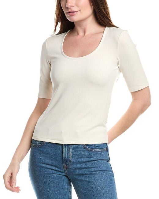Rag & Bone White Jackie Top