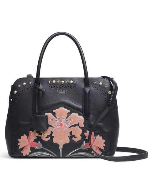 Radley Liverpool Street 2.0 Medium Ziptop Satchel in Black Lyst