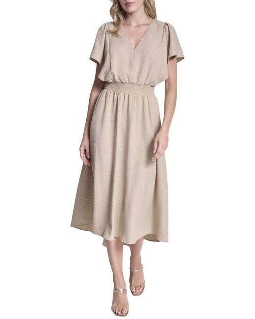 dkny fit and flare dress DKNY Women's Contrast Fit and Flare Dress