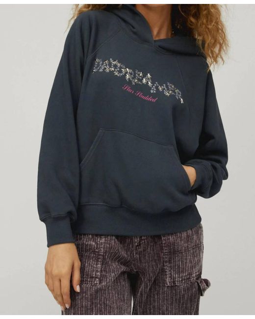 Daydreamer Blue Star Studded Hoodie