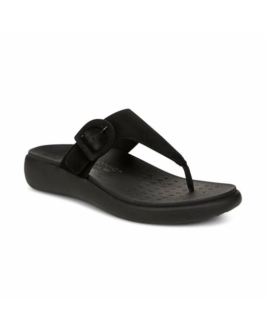 Vionic Black Activate Recovery Sandal