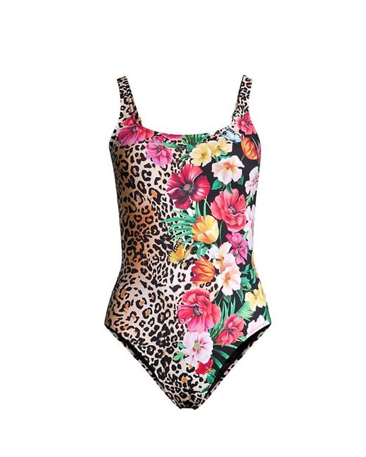 Johnny Was Sandrita Adjustable Strap One piece Swimsuit In Red Lyst