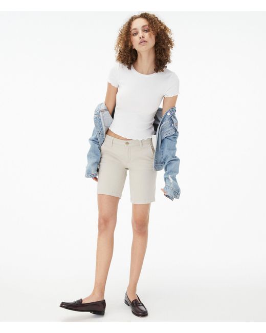 Solid Uniform Bermuda Shorts*** Black 