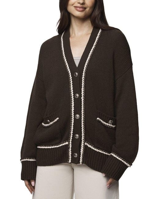 Splendid Black Brooklyn Wool-Blend Cardigan