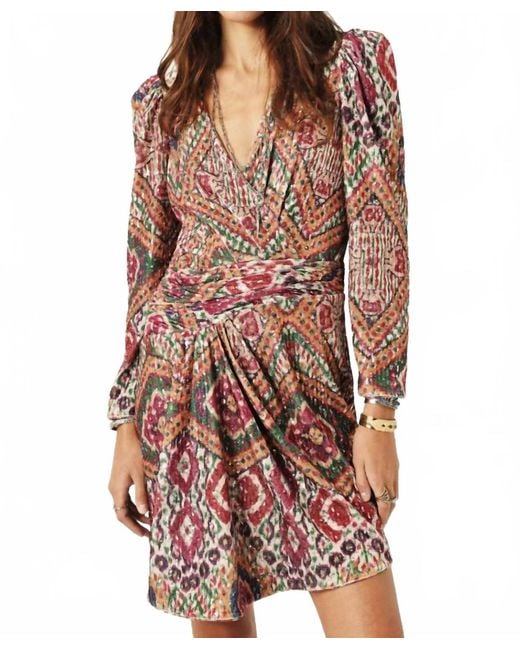 Ba&sh Red Tola Mini Sequined Dress