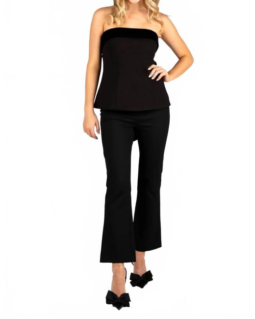 Sincerely Ours Black Ophella Top