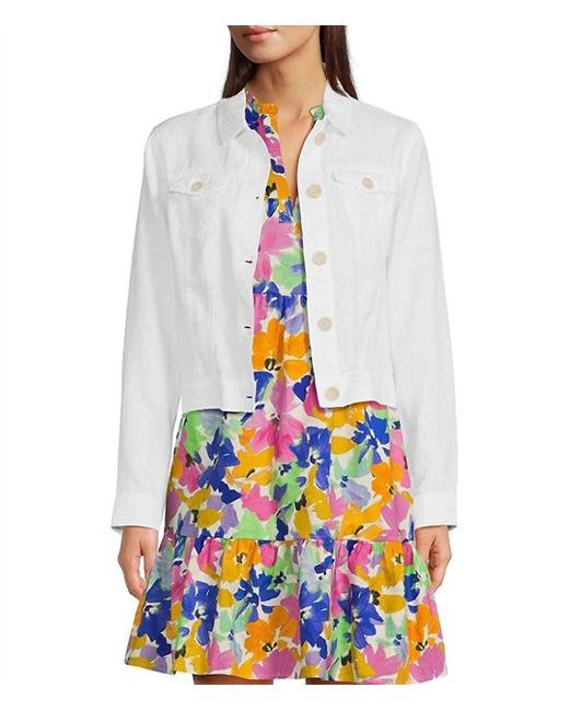 tyler boe White Linen Jacket