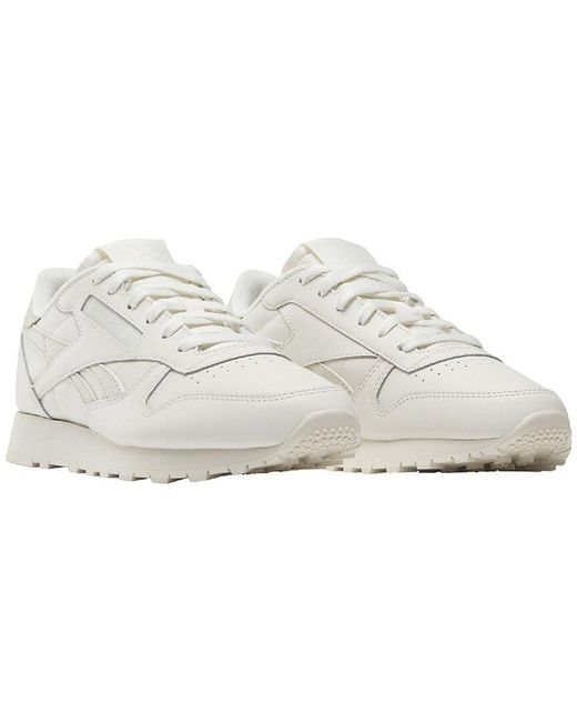 Reebok White Classic Leather Sneaker