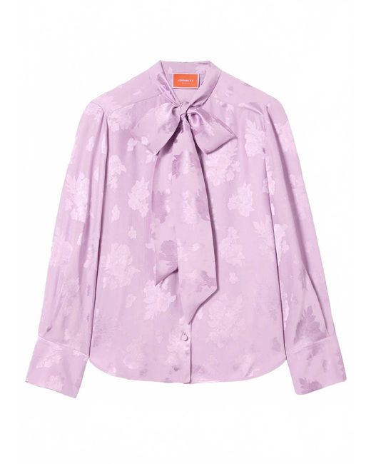 LaDoubleJ Pink Ascot Button Down Shirt