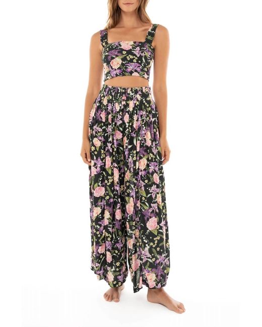 Agua Bendita Black Hanne Wide Leg Pants