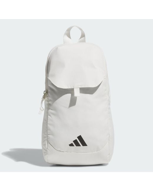Adidas White Essentials 3 Sling Bag for men