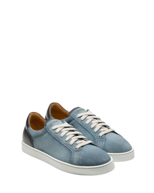 Magnanni Shoes Blue Costa Lo Sneaker for men