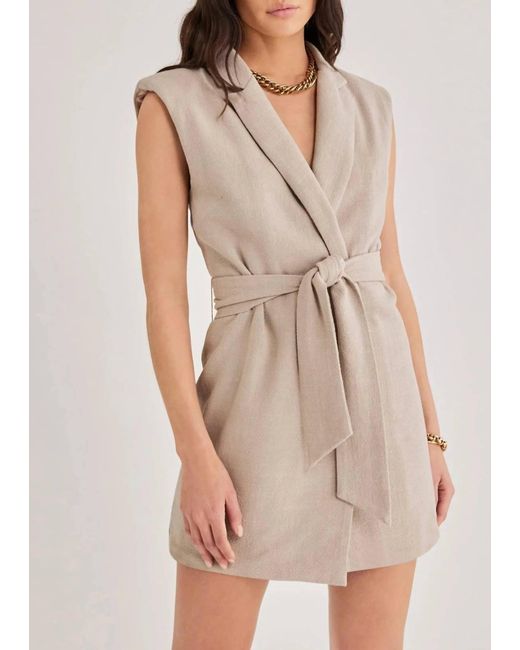 RUMER Natural Ayla Wrap Vest