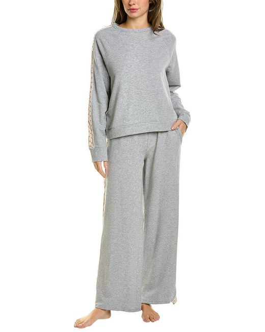DKNY 2pc Pajama Set in Gray Lyst