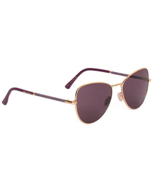 Jimmy Choo Brown Carol/s 56mm Sunglasses