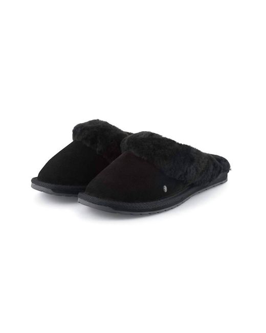 EMU Black Jolie Slipper