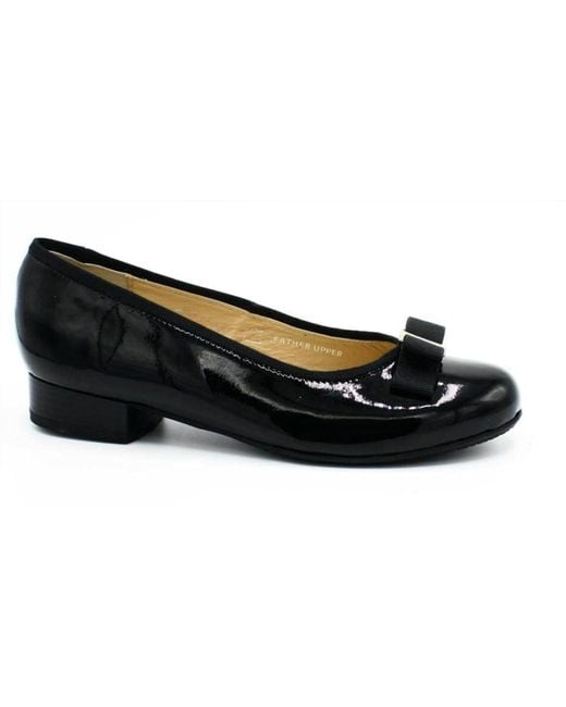 Eric Michael Black Myra Low Block Heel Pumps