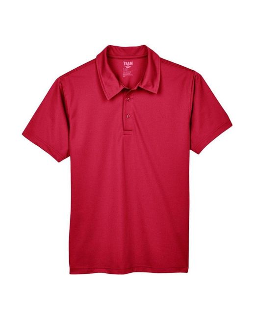 Team 365 Red Command Snag Protection Polo for men