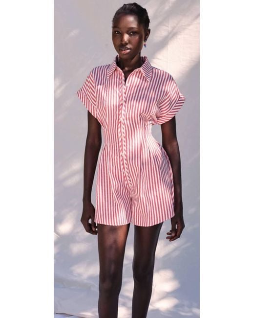 Saylor Pink Siobhan Romper