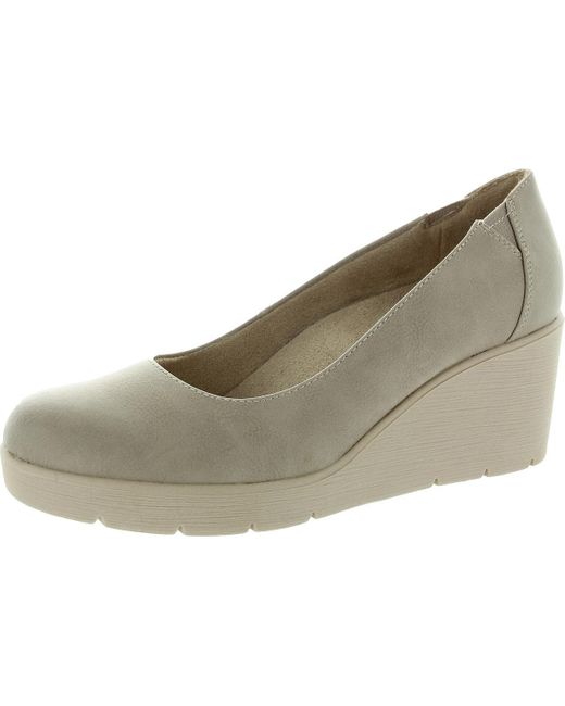 Naturalizer Green About-Time Padded Insole Wedge Heels