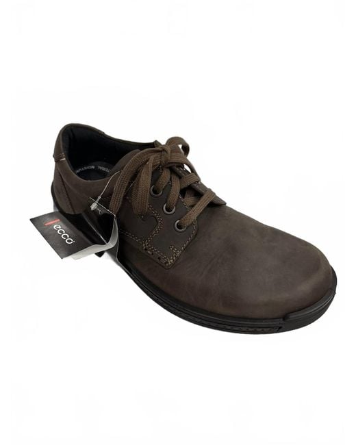 Ecco Black Iron Shoe for men