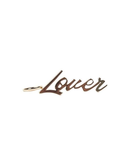 Eklexic Metallic Script Pendant Lover