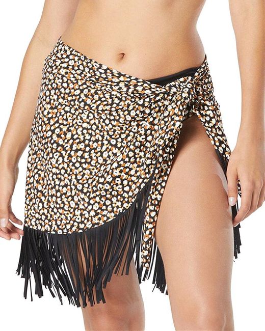 Coco Reef Multicolor Entice Fringe Sarong Cover Up