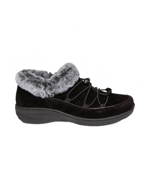 Aetrex Black Chrissy Arch Support Ankle Booties