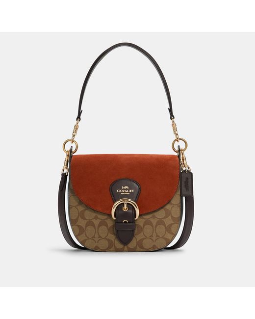 Coach Outlet Kleo Shoulder Bag 23 In Signature Canvas Lyst